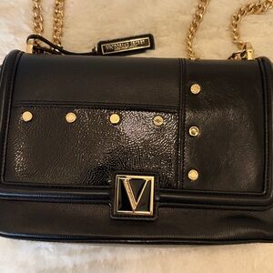Victoria’s Secret Authentic Black Shoulder Bag Purse Crossbody Chain.  NWOT